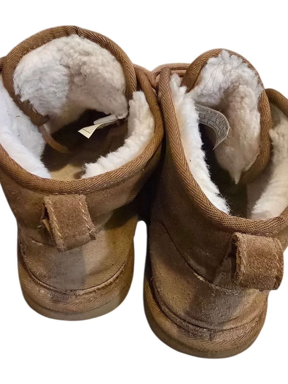 UGG Neumel Suede Lace-Up Boots - Chestnut - Kids' Size 5